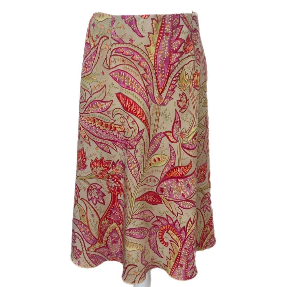 Talbots Pink Floral Skirt. Flared. Size 6. Great Condition!!